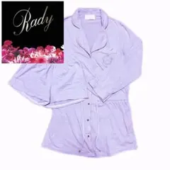 Rady 彼シャツパジャマセット ルームウェア セットアップ ラベンダー