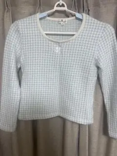 PUR 池田泉さん shirring cardigan /blue - メルカリ