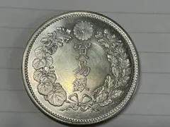 キ*ス様 明治13年新1円（一圓）銀貨＜CAG認証品＞ 極美品/洗い 円銀
