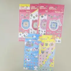 [正規品]セリア★たまごっちプチプチシール　キラキラシール★6枚セット