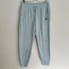 DKNY ライトブルー スウェットパンツ M 裏起毛 ルームウェア スポーツ 冬