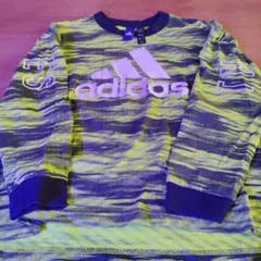 adidas ストライプTシャツ 130cm