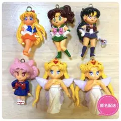 魔女っ子大作戦 フィギュアキーホルダー 全8種 バンプレスト 当時物
