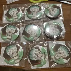 千空　ミニキャラ　缶バッジ