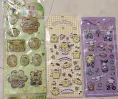 サンリオキャラクターズ ポムポムプリン マシュマロシール ウォーターシール