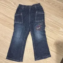 KP デニムパンツ ハート刺繍 90