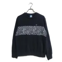 Ocean Pacific スウェット Mサイズ 黒 総柄 切替デザイン 秋冬のサムネイル