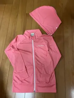 オーシャンパシフィック　130センチパーカー　撥水加工　水着用