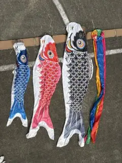 カラフル 鯉のぼり セット 1.5m 口金具付き④ - メルカリ