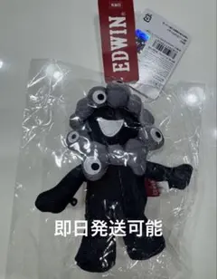 即発送可能 ミャクミャクEDWIN エドウィン マスコット全身 黒ミャクミャク