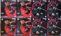 【新品未開封】鬼滅の刃 フィギュア 煉獄杏寿郎&竈門炭治郎　8体セット