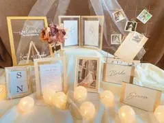 飾るだけで完成♡ 大人可愛いウェルカムスペースセット【1点限定】