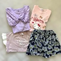 女の子　110 まとめ売り　半袖