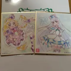 キュアフレンディ　キュアニャミー　プリキュア色紙ART7　2枚セット