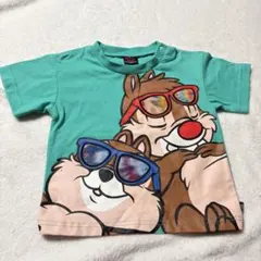 BABYDOLL チップとデール Tシャツ 90cm ディズニー グリーンのサムネイル