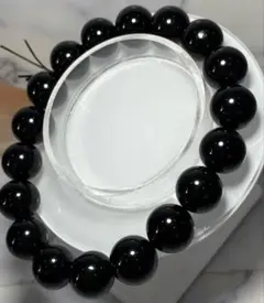 オールドストック 美品 12mm オニキス ネックレス 天然石