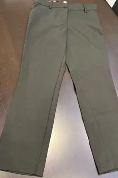 H&M レディース パンツ オリーブグリーン36 ストレッチ新品未使用品