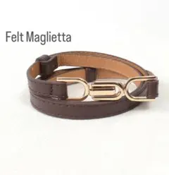 レディースベルト ダークブラウン 匿名配送