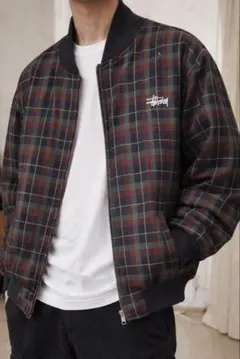 old Stussy チェック柄 ジャケット‼️