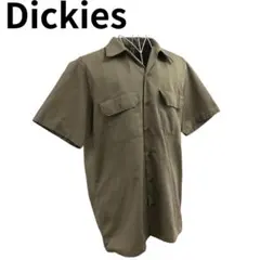 Dickies 半袖シャツ オリーブ色 ミリタリー ストリートアメカジ