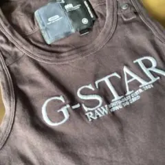 G-STAR ジースター レディース タンクトップ ロゴ ブラウンのサムネイル