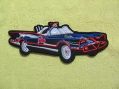 現品限り バットモービル アイロン転写 刺繍 パッチ ワッペン バットマン カー