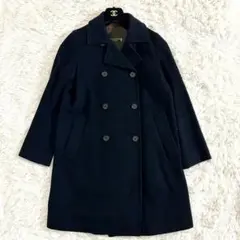 マッキントッシュロンドン　Pコート　カシミア　ネイビー　ダブルブレスト