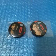 アルバルク東京 テーブス海 ブランドン・デイヴィス 缶バッジ