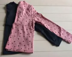 H＆М　長袖ハイネックカットソー　2枚セット　4-6Y 110-120