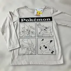 신품 포켓몬 長袖Tシャツ 110cm ロンT カットソー アイボリー