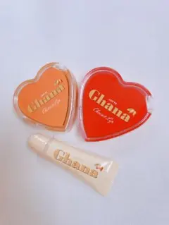 LOTTE ガーナ コスメ チーク リップ グロス セット 限定