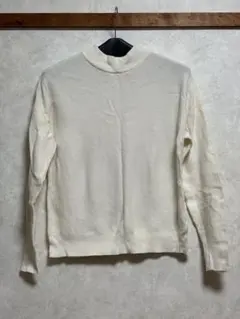 無印良品 アイボリー タートルネックセーター M