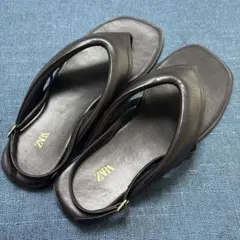 【新品】ZARA ザラ 41サンダル バックストラップ
