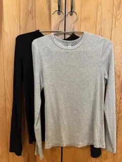 UNIQLO ソフトリブクルーネックT Mサイズ 2枚セット