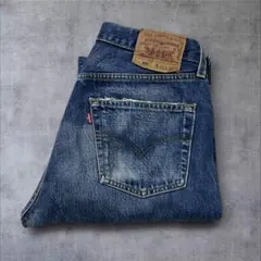 90s-00s USA製 最終期 501 ボタン裏553 サンベニート W33