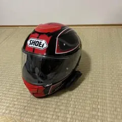 SHOEI NEOTEC ヘルメット XL ブラック/レッド ミラーシールド - メルカリ