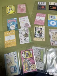 ちいかわキャラクターカードセット　ファイルつき！