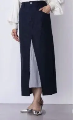 COOMB デニムスカート ネイビー　Mサイズ 新品もっとお値下げ