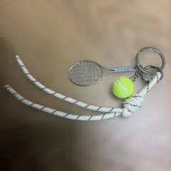 テニスラケット＆ボール キーホルダー