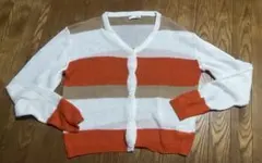 GYDA ボーダーカーディガン