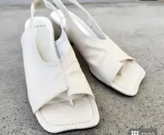 サンダル アイボリー 新品 未使用品