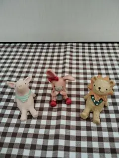 ノーティーアニマルの置き物３個セット