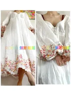 ★Zimmermann のpeggy刺繍リネンドレスLinen Dress ☆Zimmermann のpeggy刺繍リネンドレスLinen Dress - メルカリ