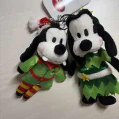Disney Store グーフィー ぬいぐるみキーチェーン クリスマスのサムネイル