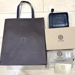 GANZO 二つ折り財布 ブラックのサムネイル