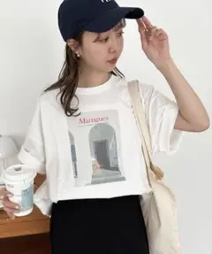 DISCOAT アソートフォトプリントビッグTシャツ「WEB限定」