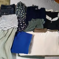 レディース　Mサイズ　まとめ売り13点　トップス　セーター　カーディガン　パンツ