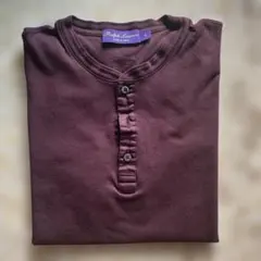 い*柴様 Ralph Lauren バーガンディ ヘンリーネック Sのサムネイル