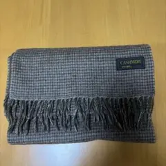 beam カシミア マフラー チェック柄