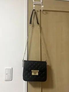黒 キルティング バッグ